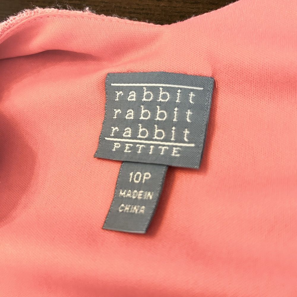 Rabbit Rabbit Rabbit | Peach Asymmetrical Dress | Size 10P - Picture 2 of 10